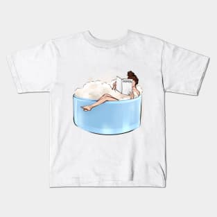 woman body self-care art Kids T-Shirt